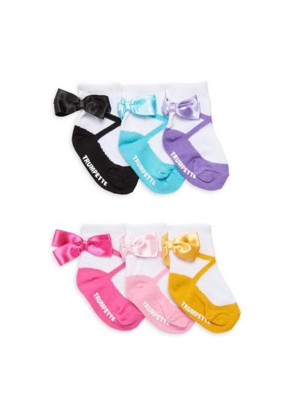 Trumpette Baby Girl's 6-Pack Ballerina Socks